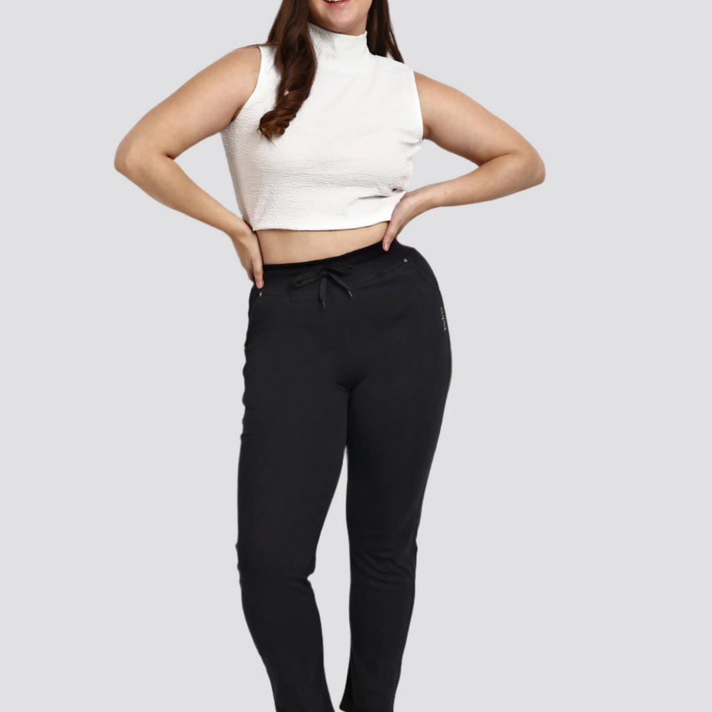 Stretchable Trackpants For Women - Cotton Lycra (M to 5XL)