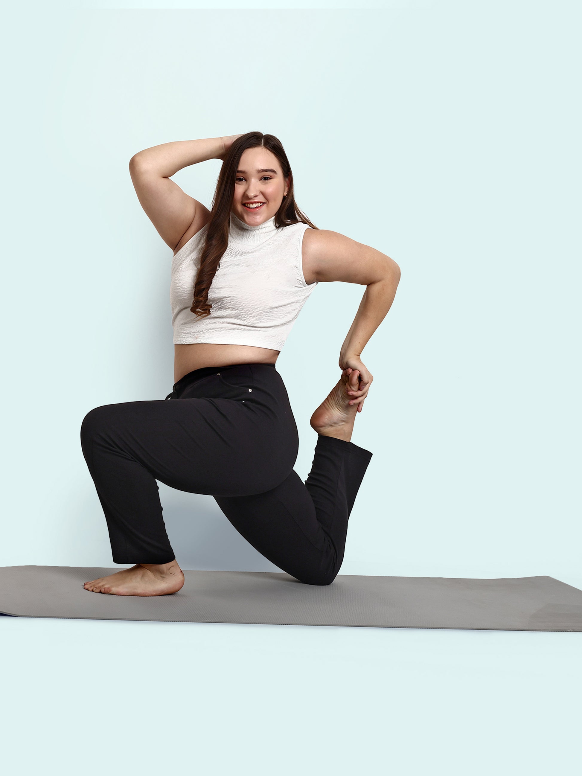 Buy Cotton Lycra Pants For Women