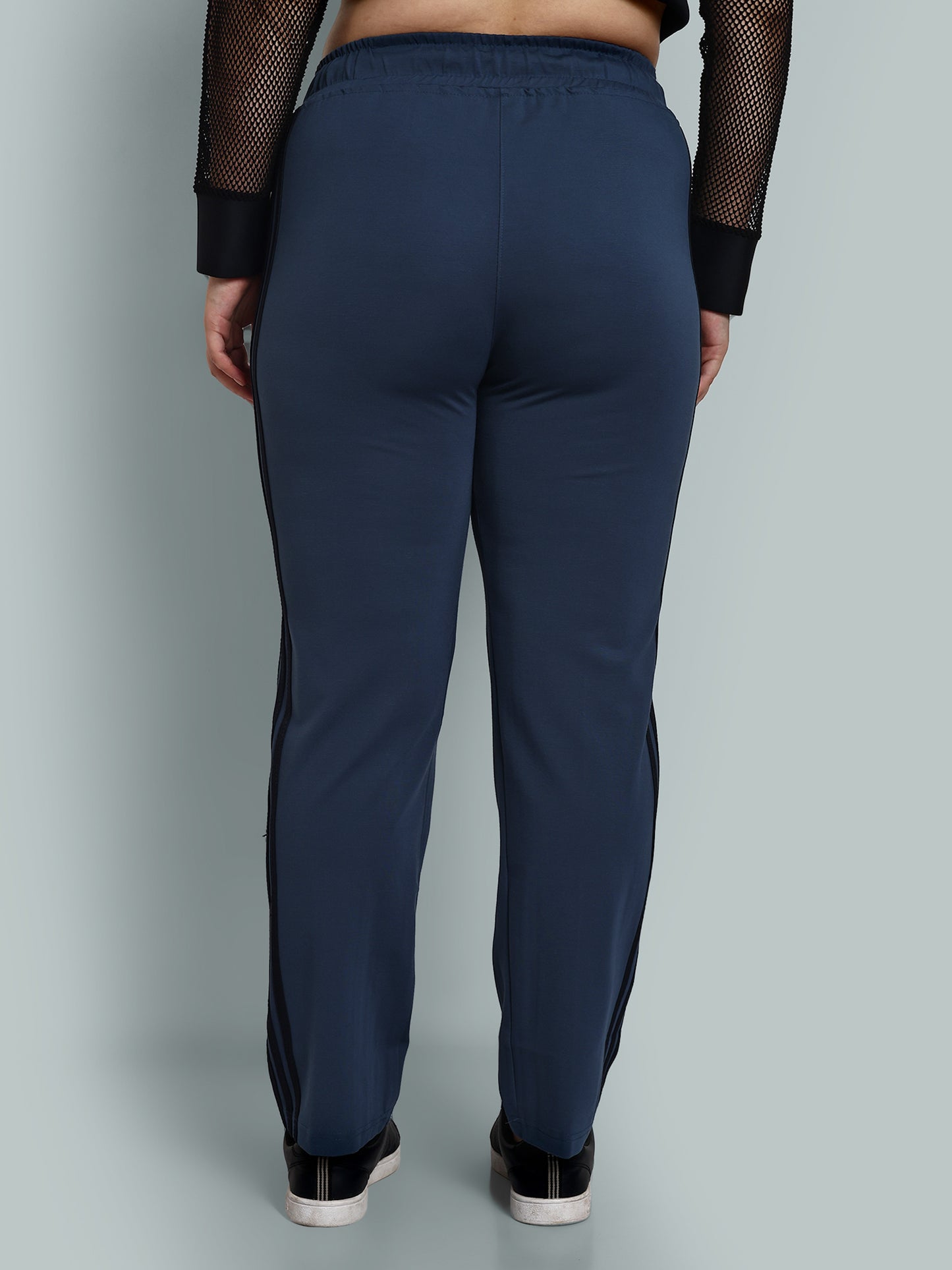 Buy Blue Cotton Joggers For Women