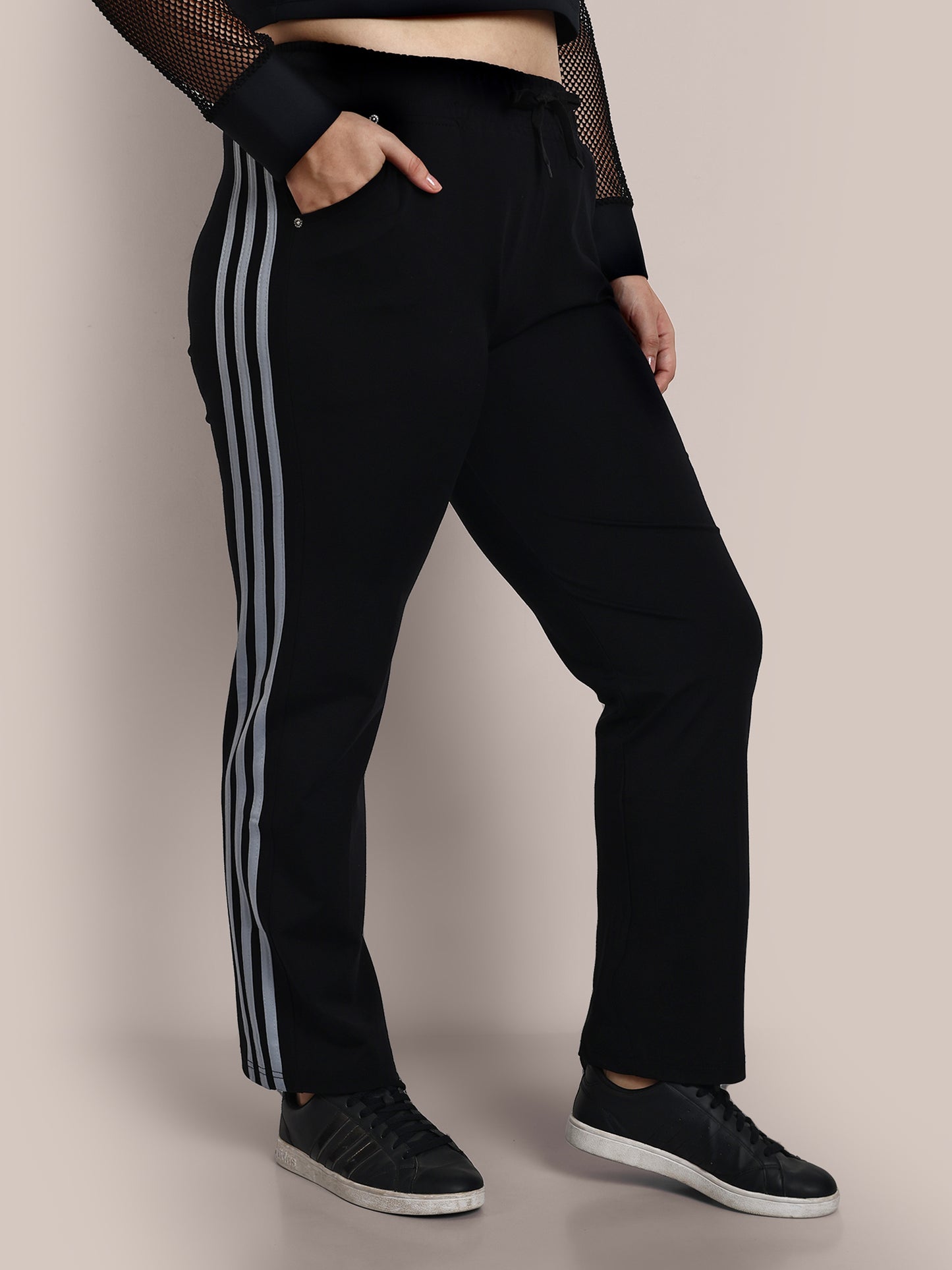 Loose Fit Track Pants for Women