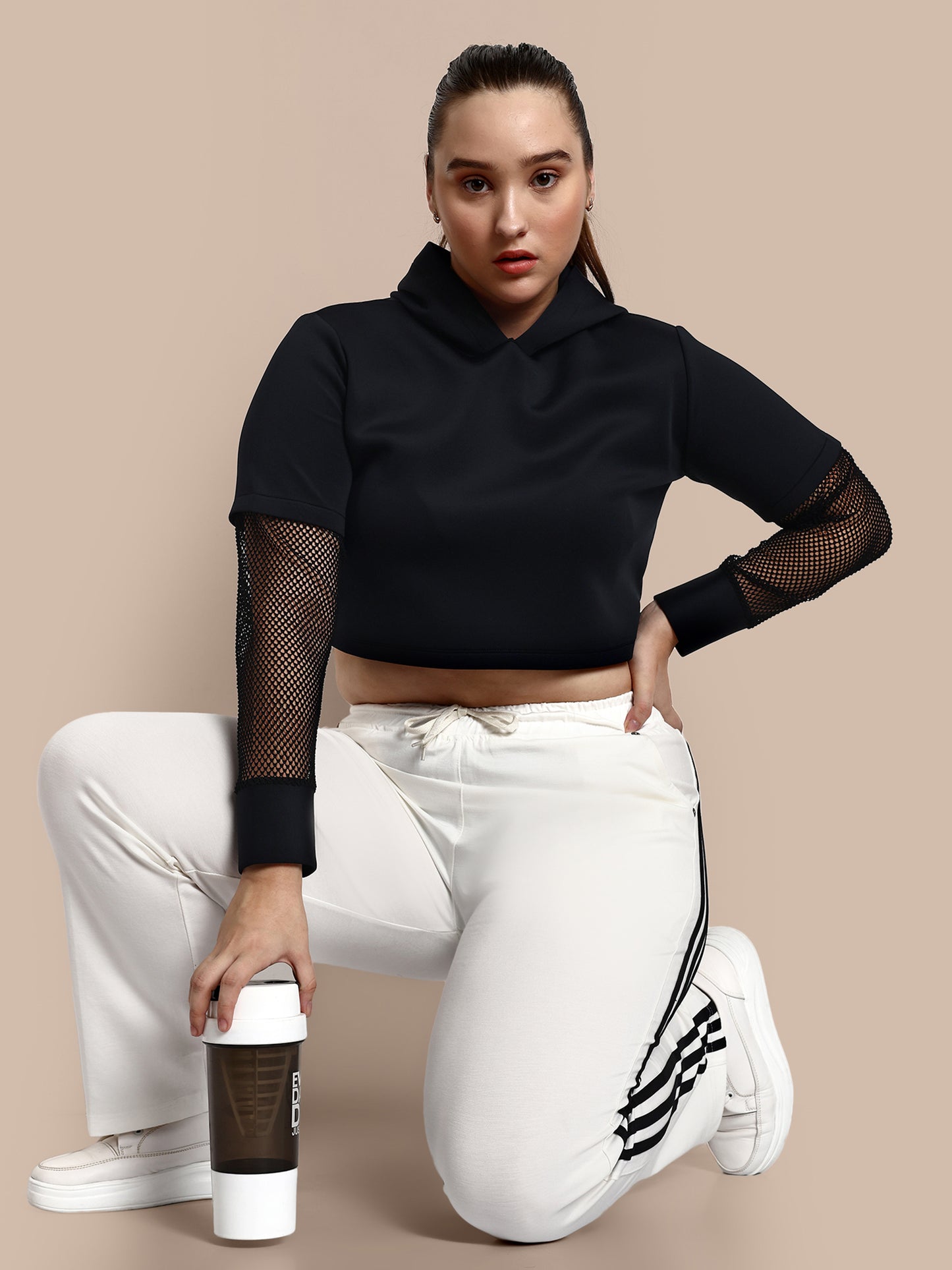 Elastic Waistband Joggers for Women