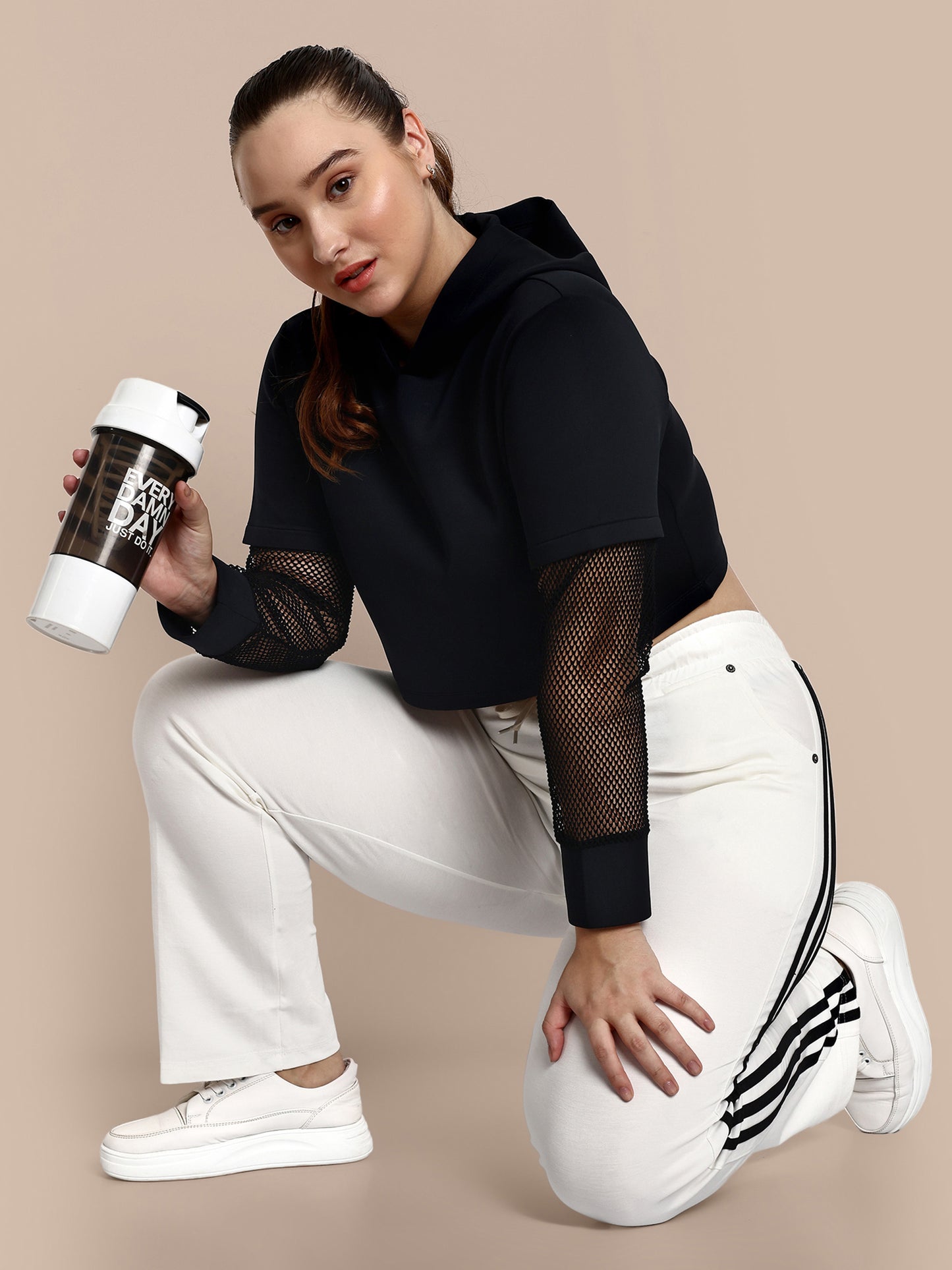 Women's Mid-Rise Regular Fit Track Pants
