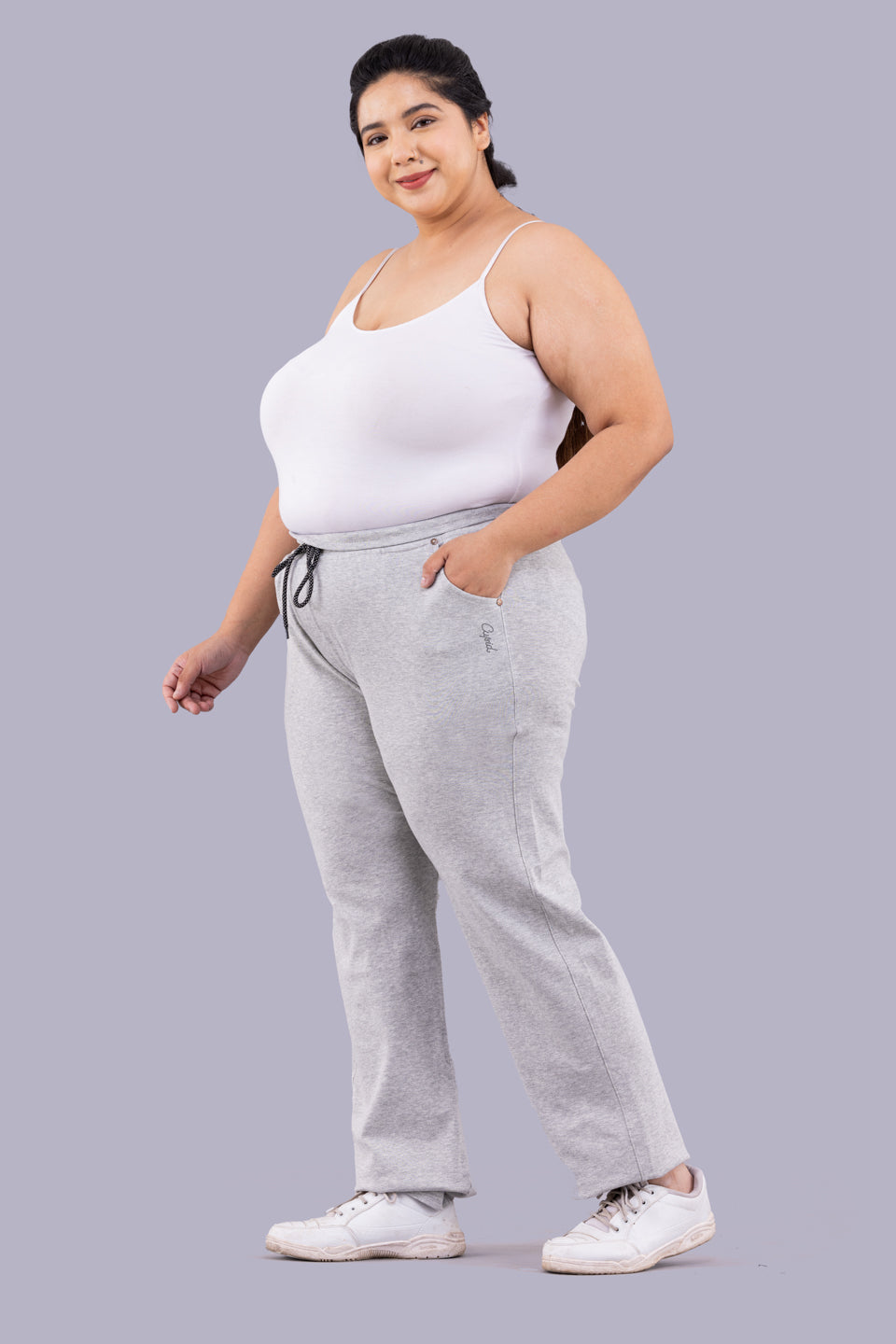 Buy Stylish Grey Track Pant For Women Online In India By Cupidclothing -  Cotton Lycra – Cupid Clothings