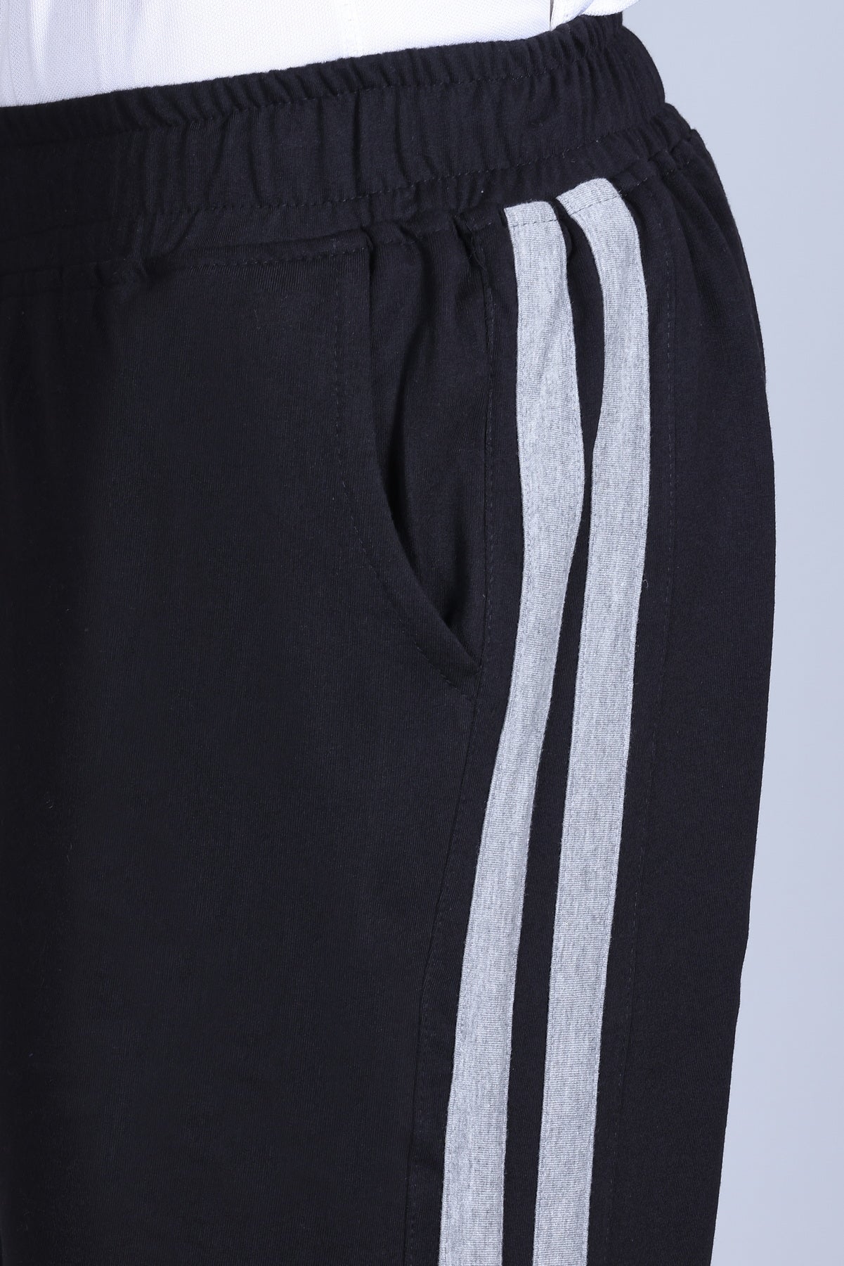 Elastic Waistband Track Pant with Two Side Pockets