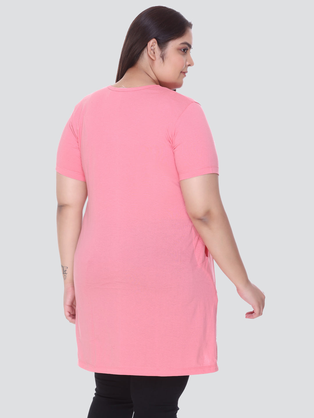Buy Half Sleeve Long T-shirts For Women (Pack of 2) Online In India