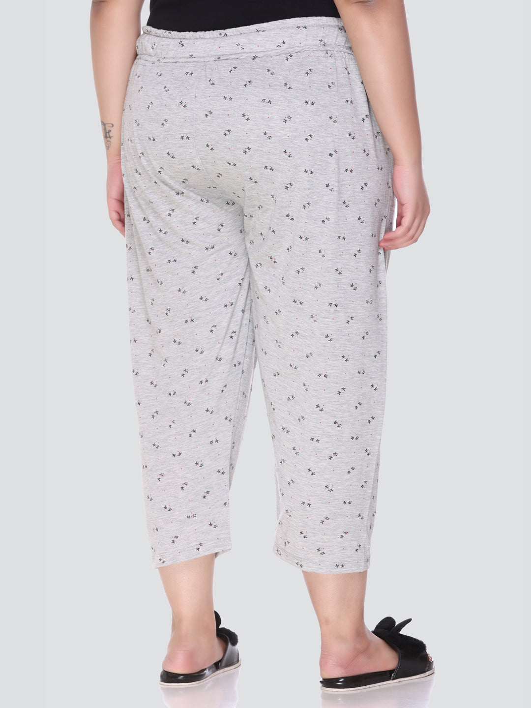 Stylish Printed Cotton Plus Size Capri For Women (3XL-5XL) Online In India