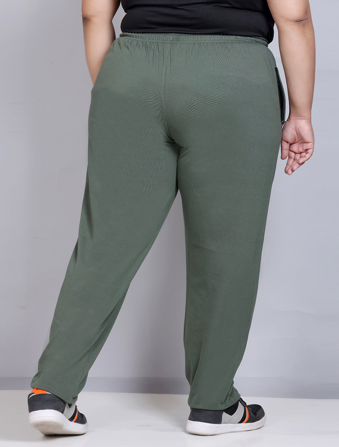 Buy Green Cotton Track Pants For Women Online In India