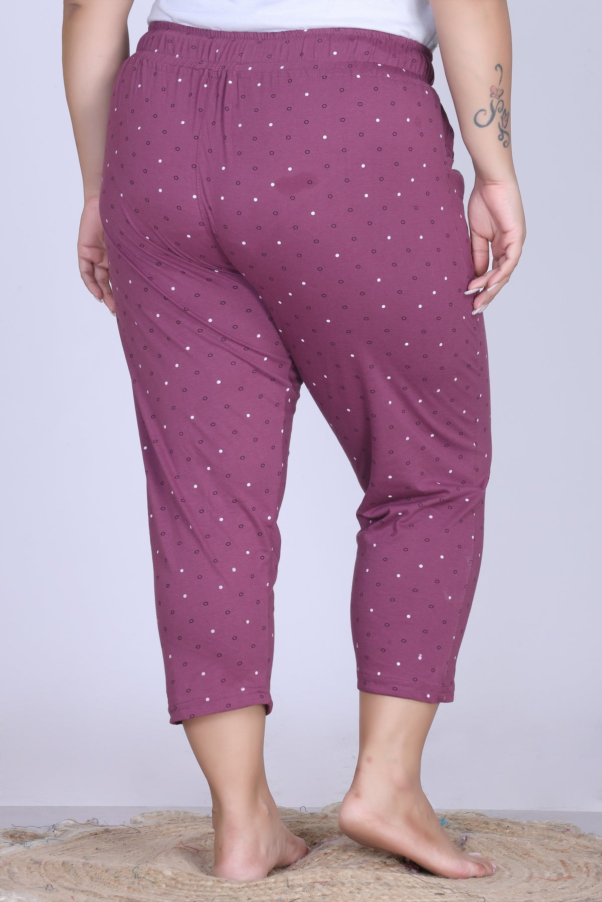 Plus Size Capri For Women - 3/4 Printed Capri (3X-7XL)