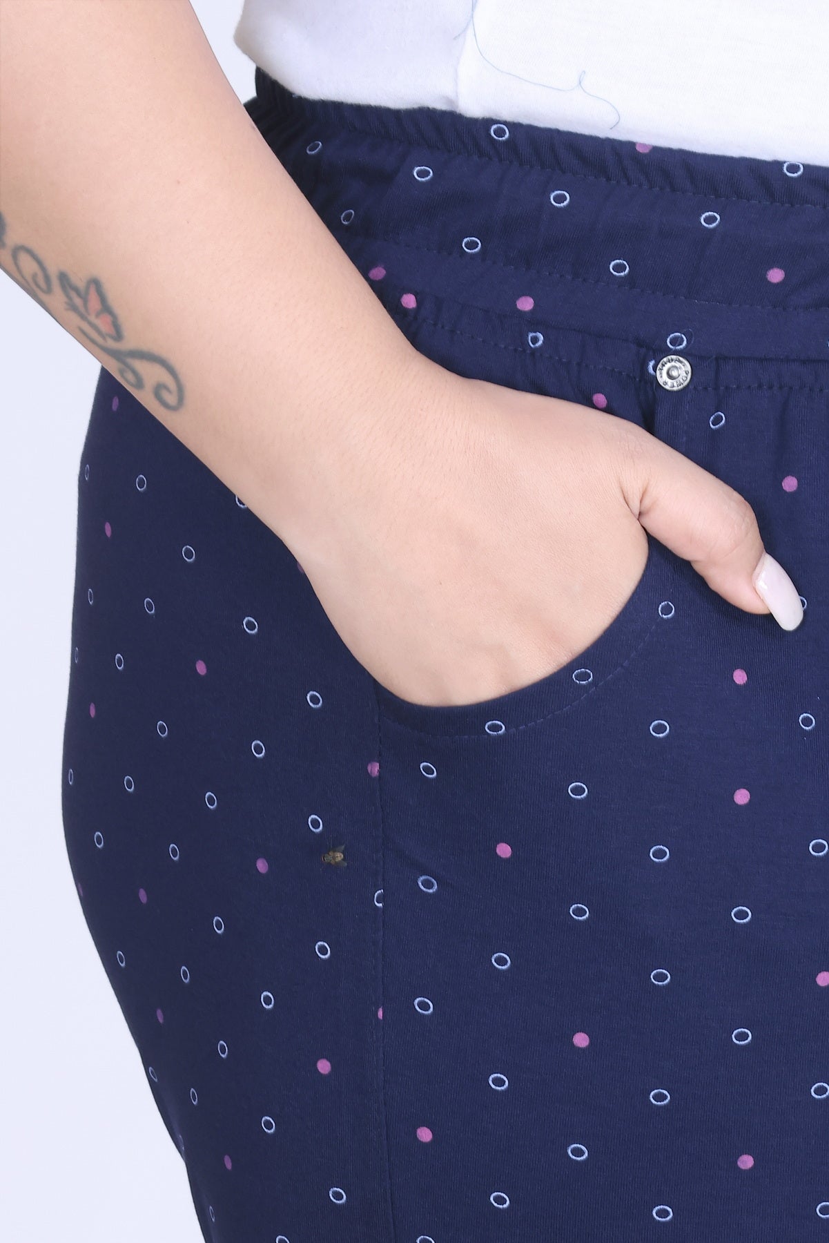 Plus Size Capri For Women - 3/4 Printed Capri (3X-7XL)