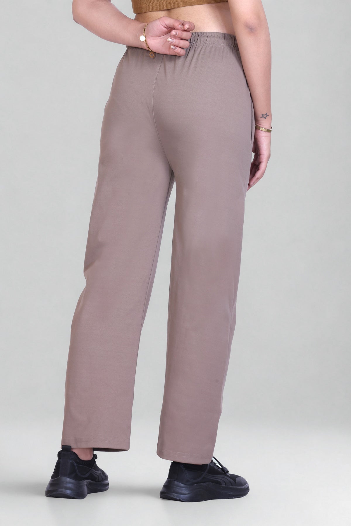 Relaxed Fit Straight Leg Lounge Pants with Pockets (Sizes: M to XXL)