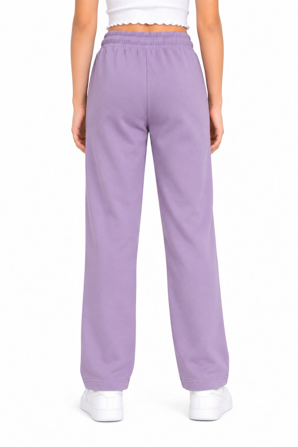 Girls' Relaxed Fit Cotton Track Pants for 11–14 Years