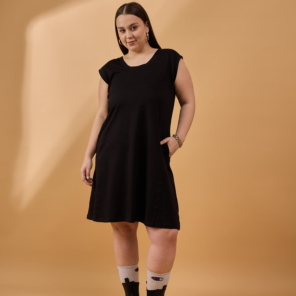 Easy Breezy Summer Lounge Dress Black