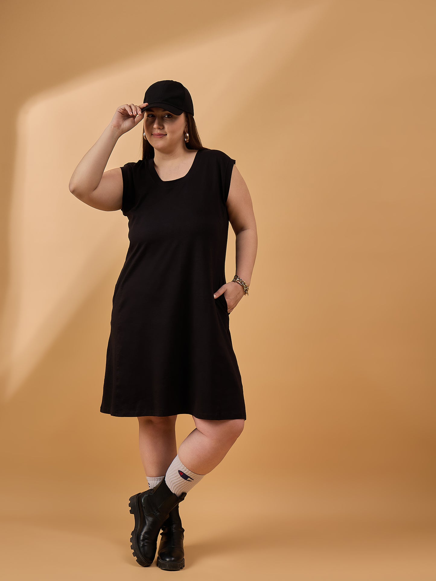 Relaxed Fit Knee length Loungewear Dress