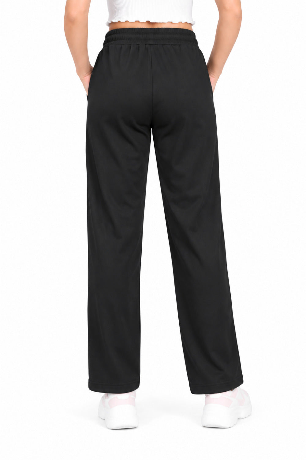 Girls' Relaxed Fit Cotton Track Pants for 11–14 Years