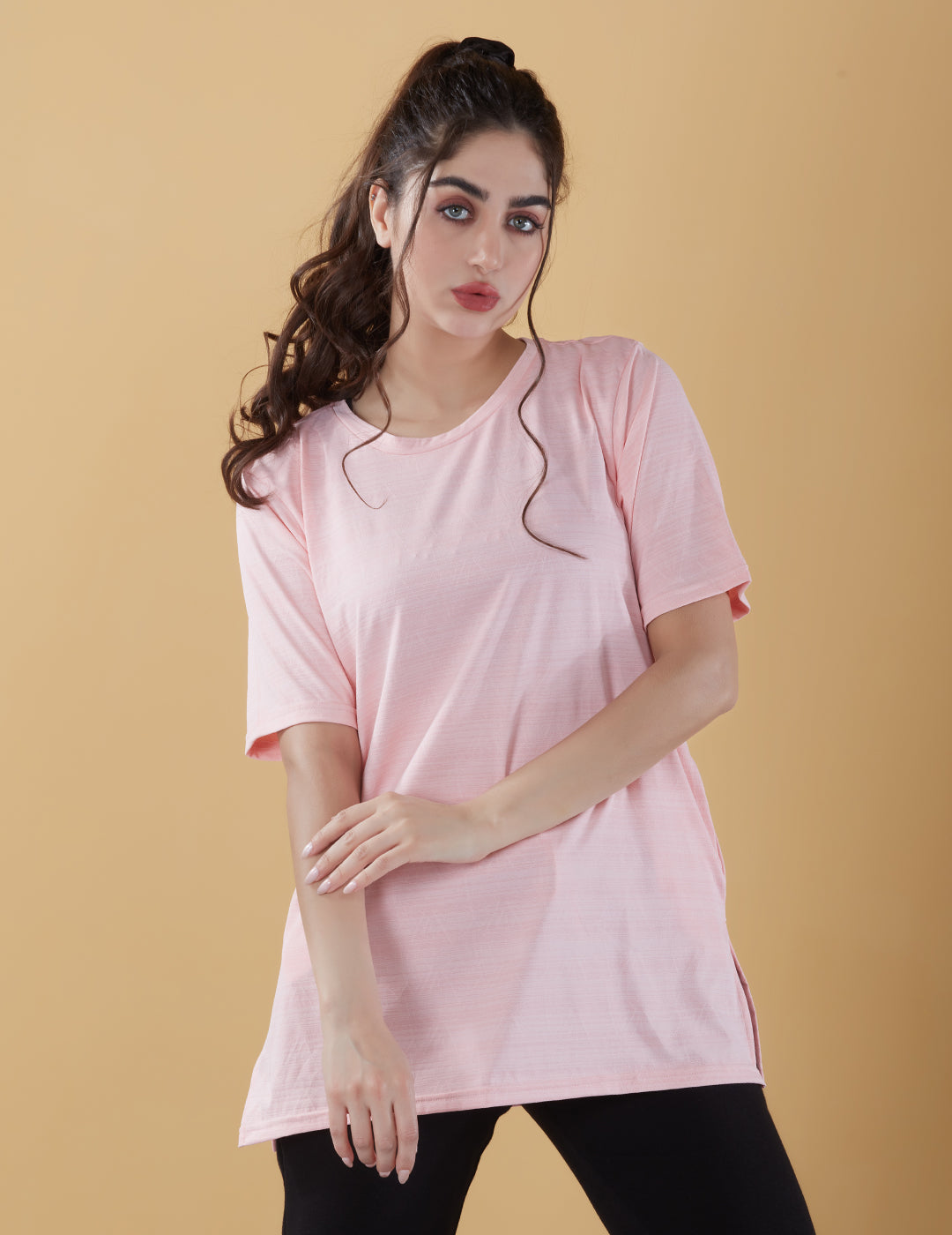 Breezy Oversized Long t-Shirt For Women In Athleisure Wear