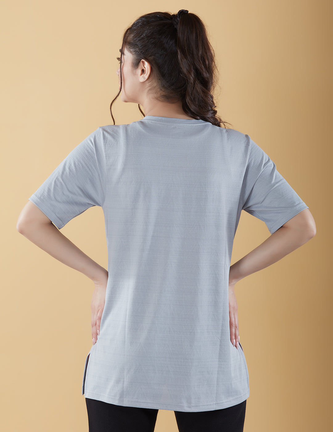 Breezy Oversized Long T- Shirt For Women - Athleisure Wear