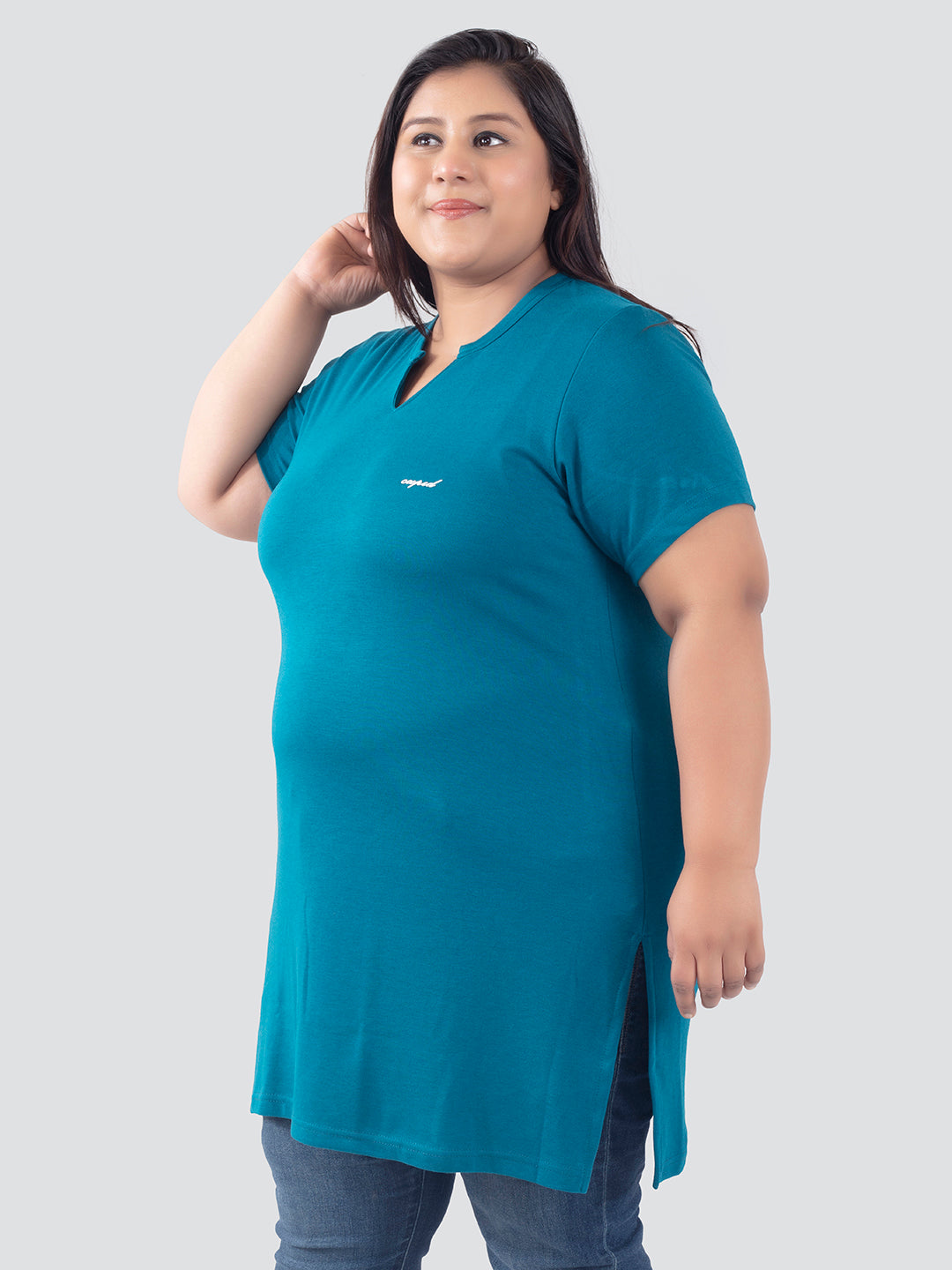 Buy Plus Size Long Top For Sleepwear