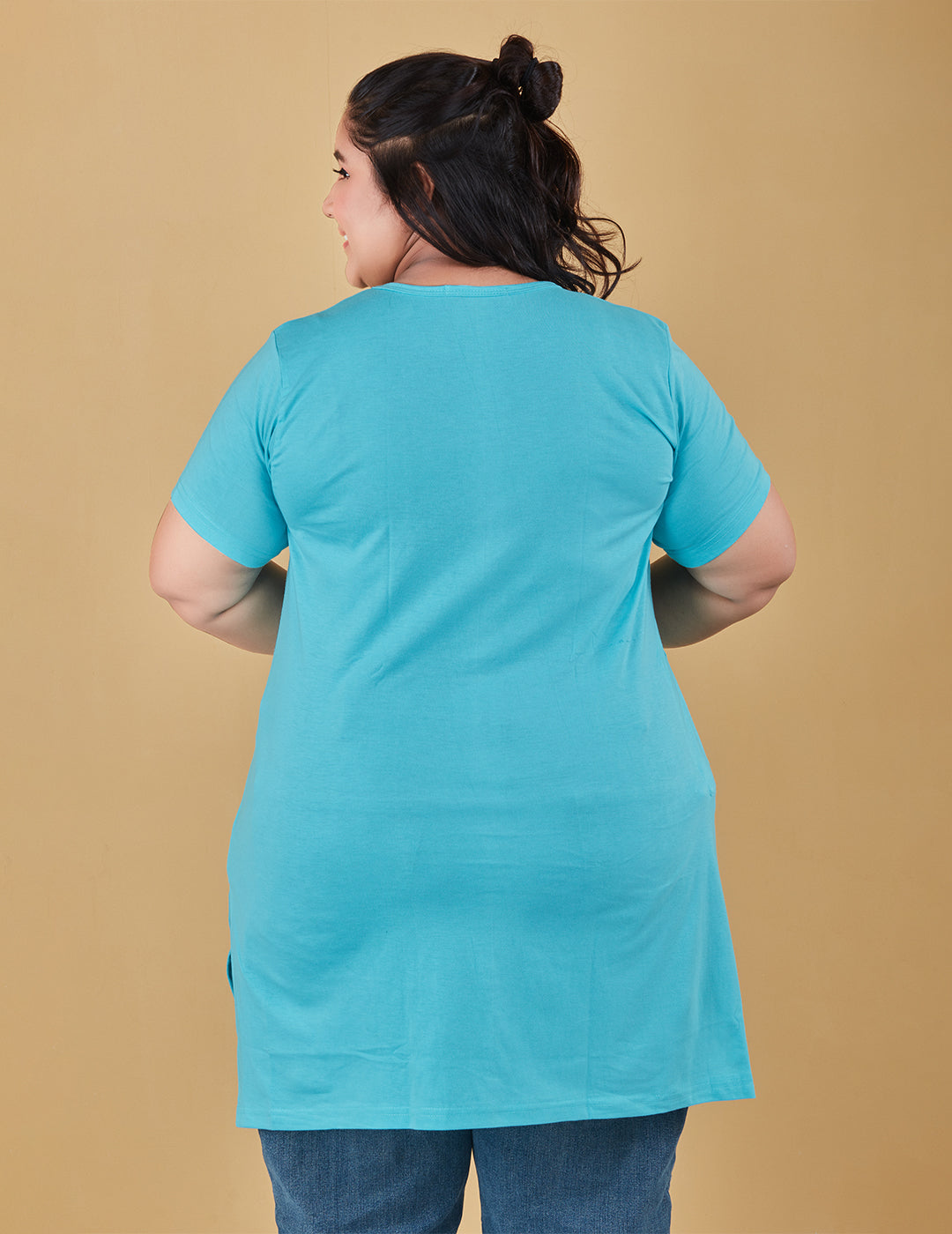 Buy Blue Long T-shirts For Women Online In India