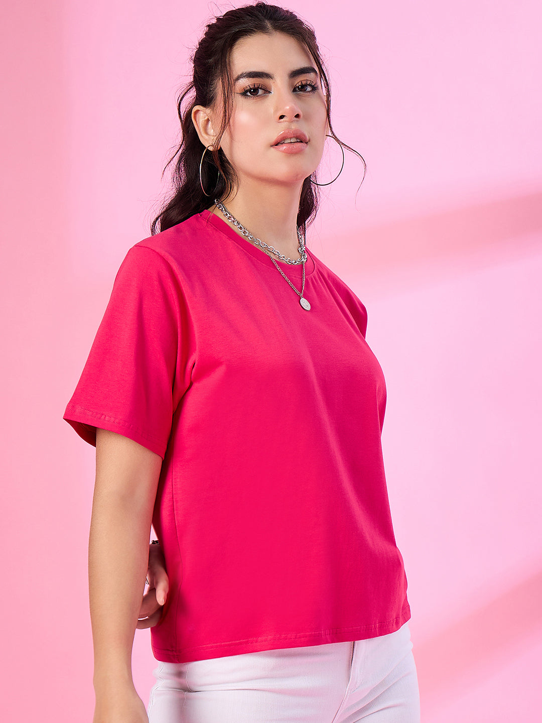 Cotton Oversize Fit T-Shirt for Women