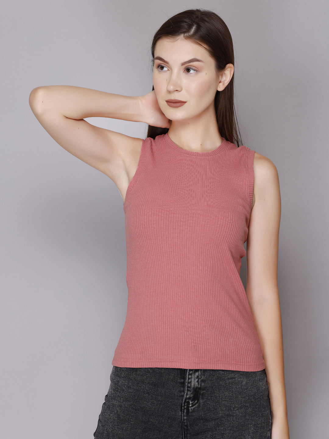 Stylish Modish Rib Tank Top For Women/ Girls Online In India At Best Prices