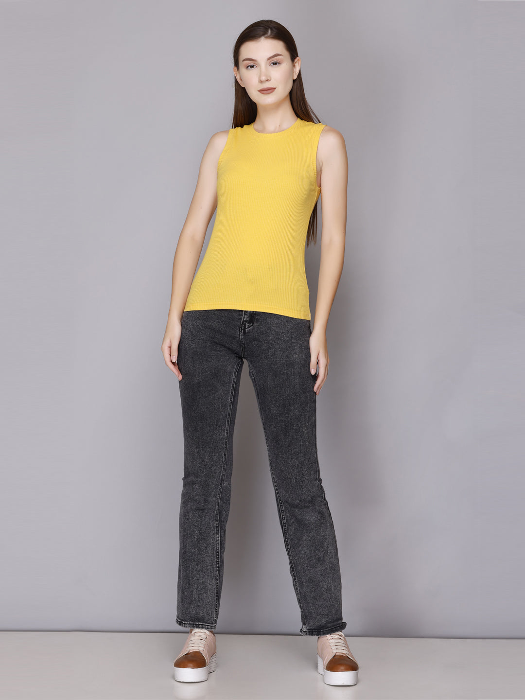 Stylish Modish Rib Tank Top For Women Online At Best Prices