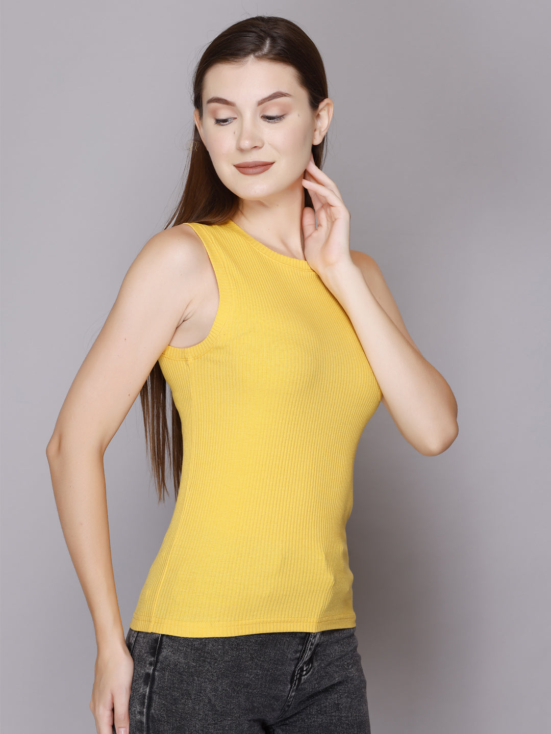 Stylish Modish Rib Tank Top For Women Online At Best Prices