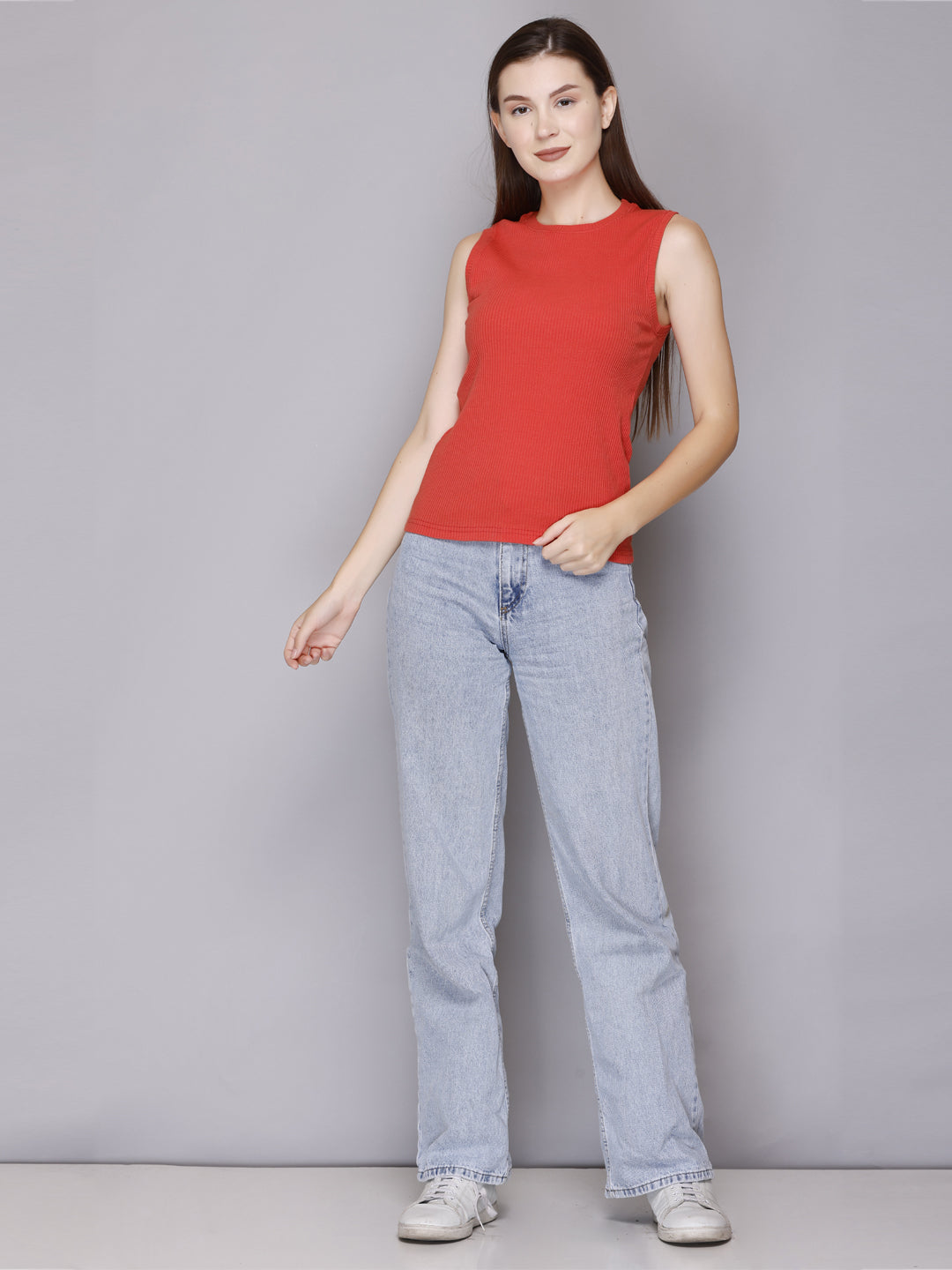 Stylish Modish Rib Tank Top For Women Online At Best Prices