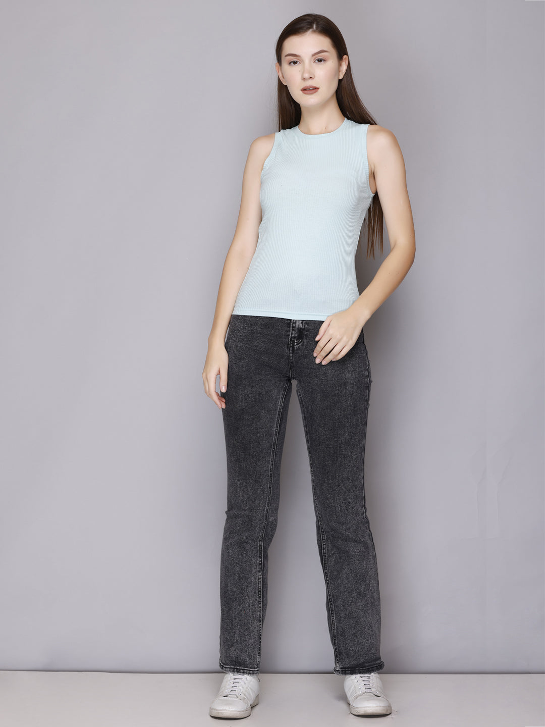 Stylish Modish Rib Tank Top For Women/ Girls Online At Best Prices