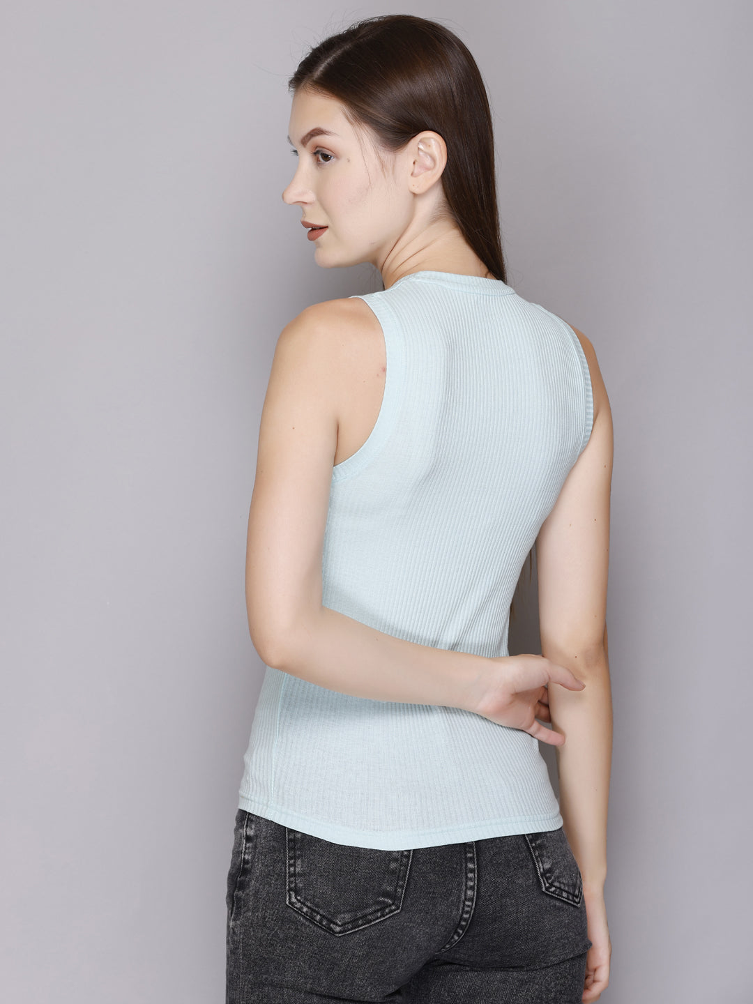 Stylish Modish Rib Tank Top For Women/ Girls Online In India At Best Prices