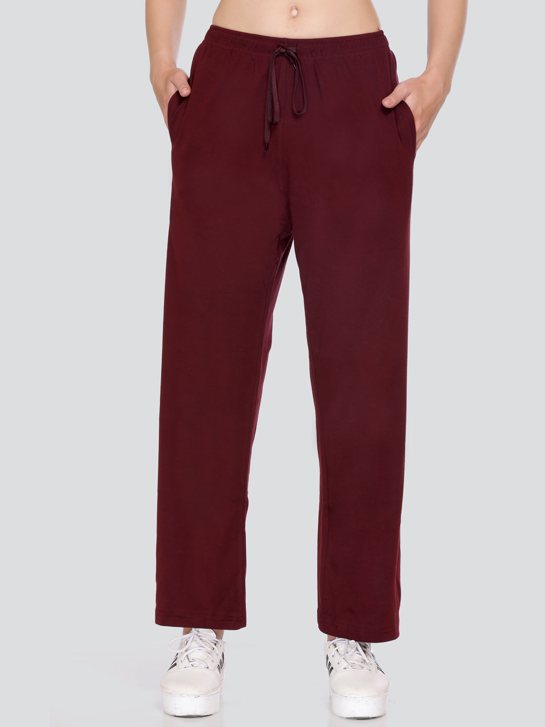 High Waist Cotton Pants For Women