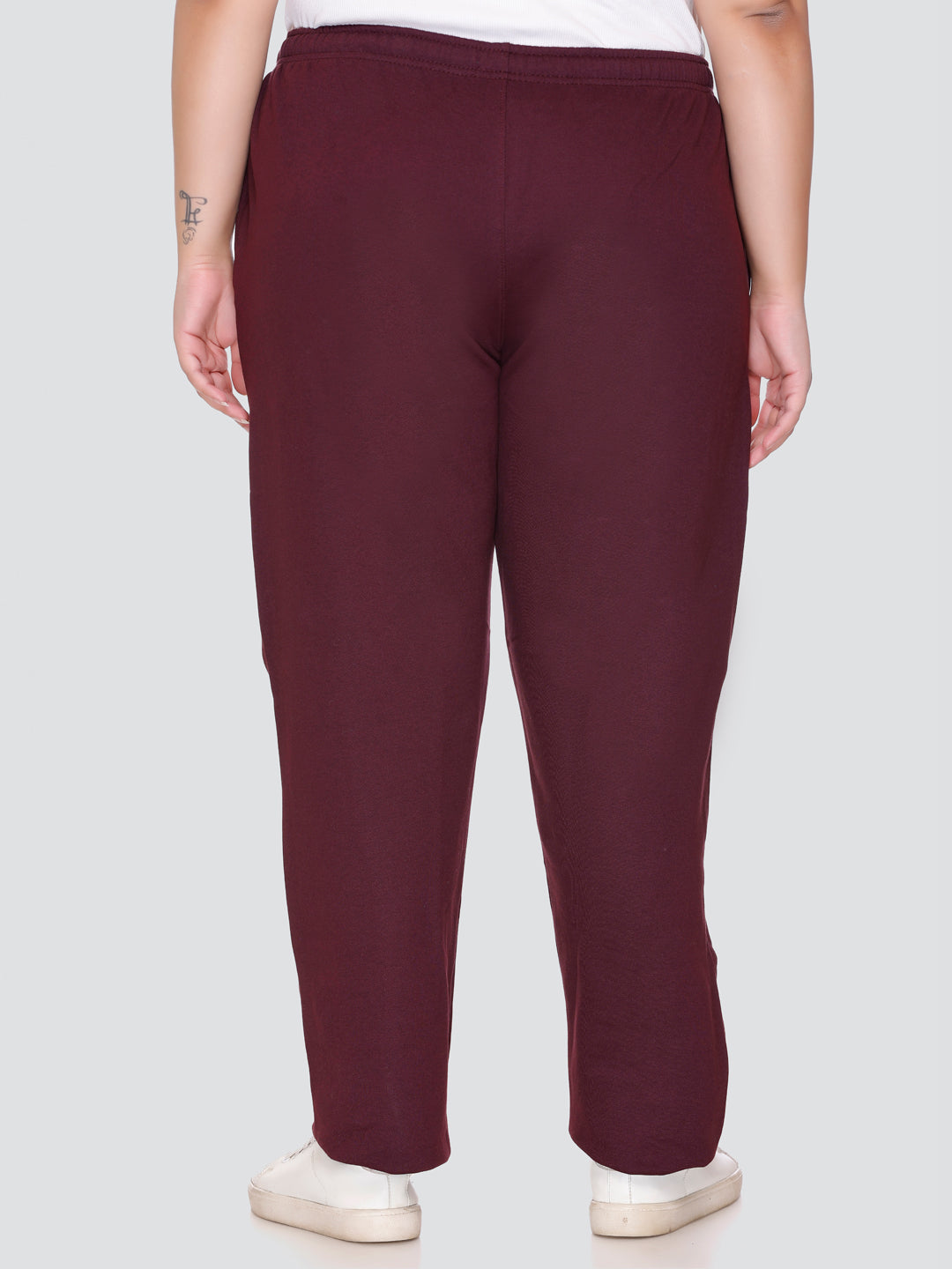Women's Solid Slim-Fit Track Pants