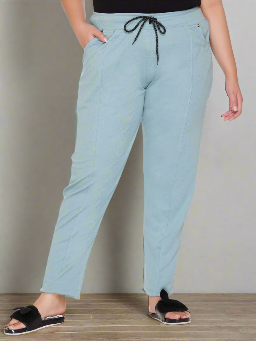 Women's Solid Track Pants for Daily Wear