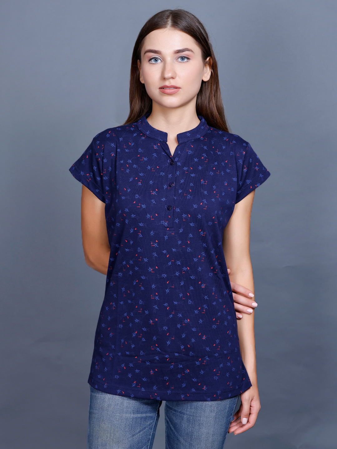 Regular Fit Summer Short Top For Women
