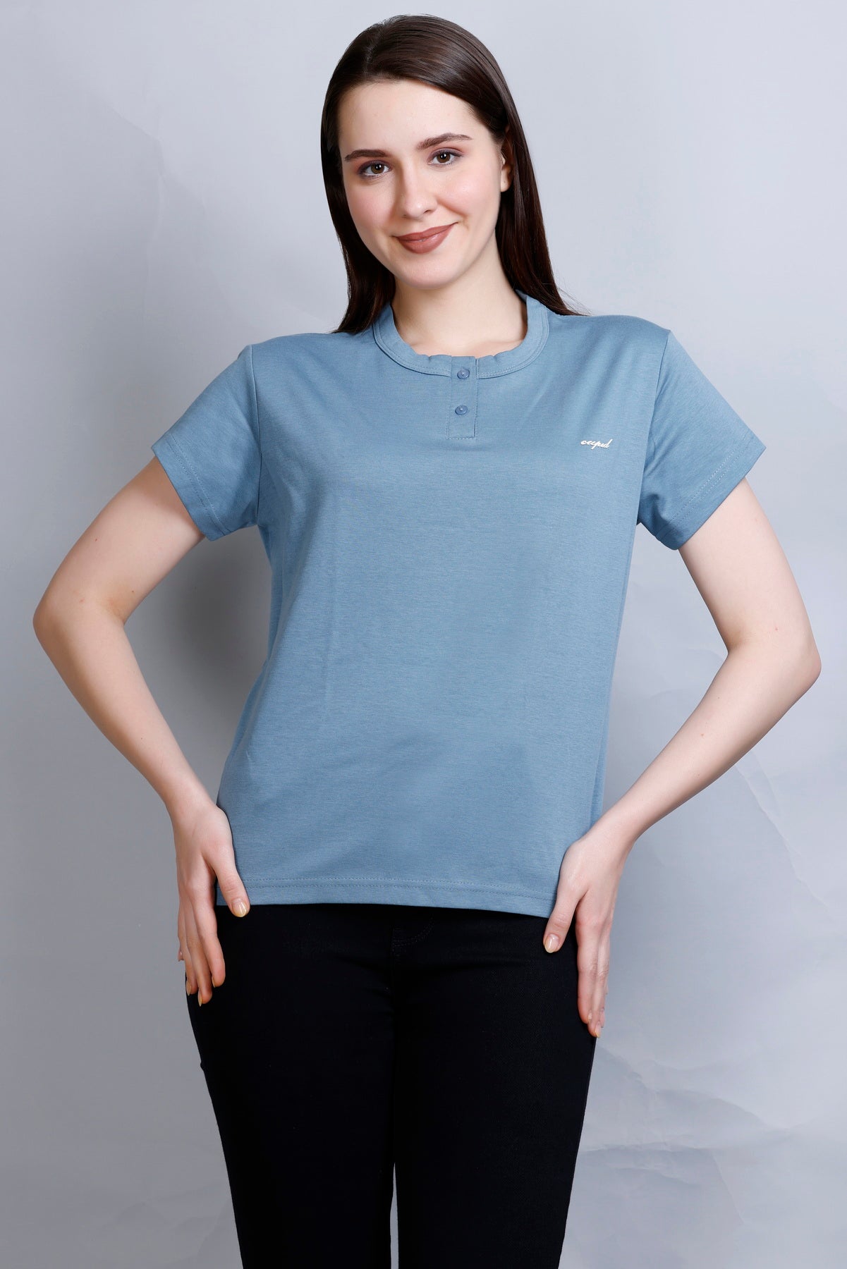 Cotton Casual Basic T-shirts For Summers