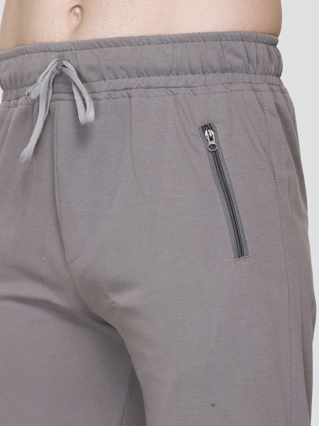 Men's Solid Slim-Fit Track Pants
