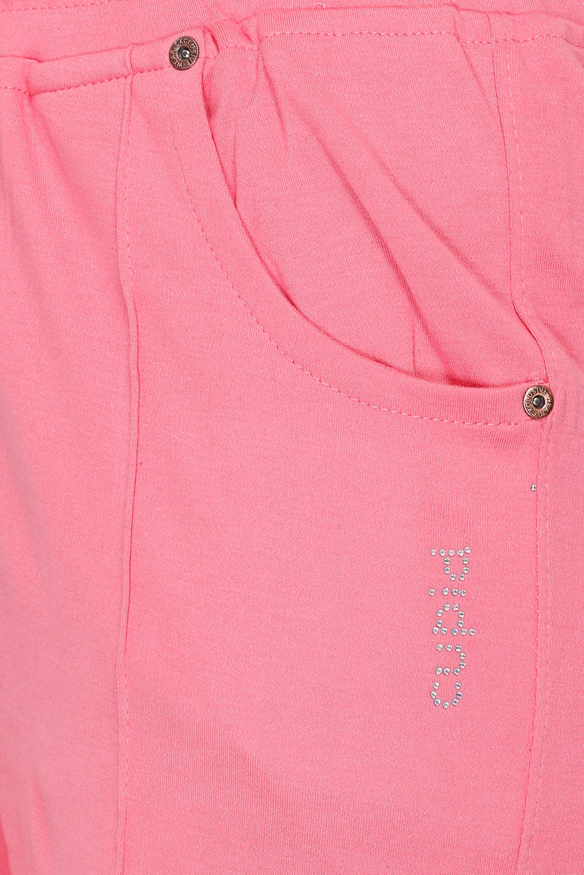 Cotton Track Pants For Women Pack of 2 (Blush Pink/Red)