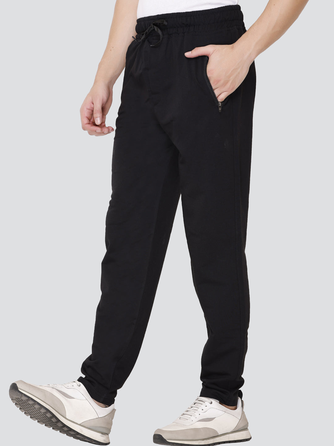 Buy Solid Cotton Track Pants for Men
