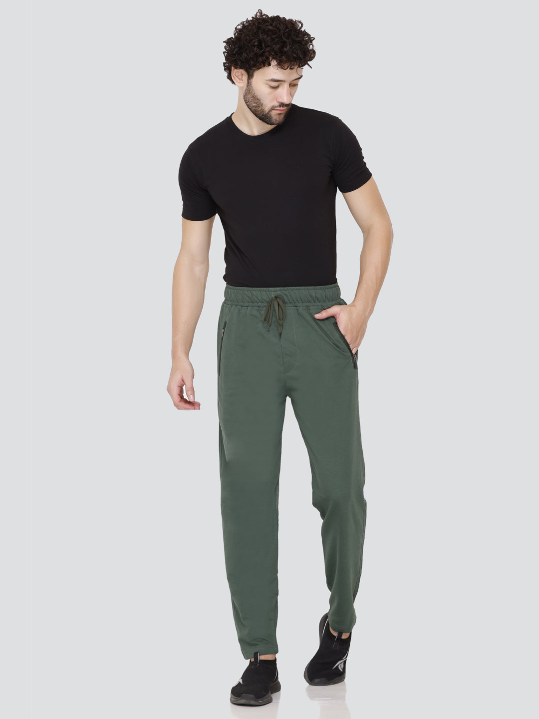 Men's Straight Fit Running Track Pants