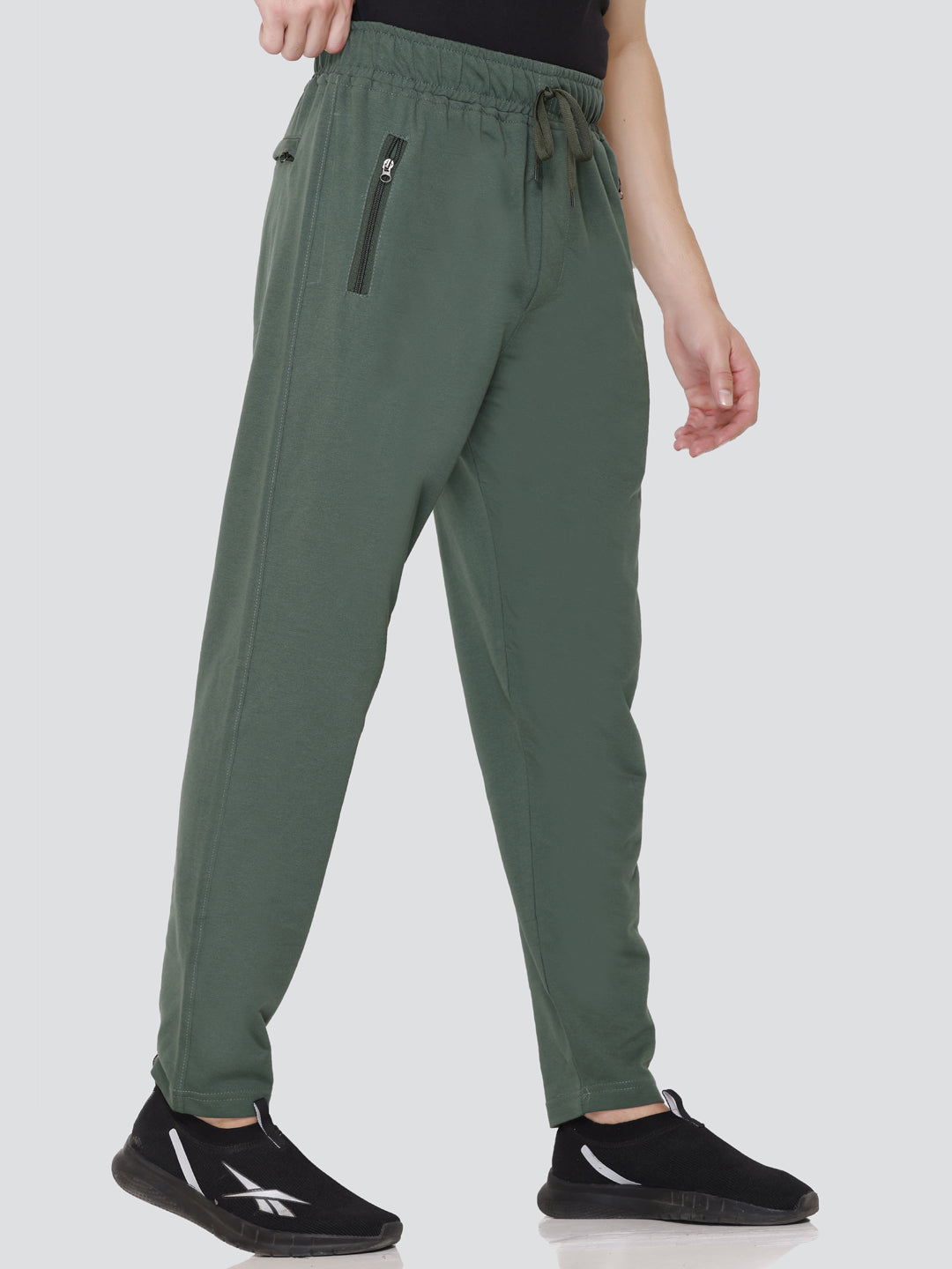 Men's Solid Active Track Pants
