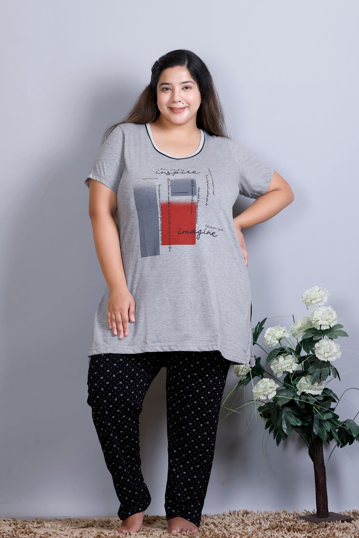 Cotton Night Suit For Ladies – Cupid Clothings - Main Image