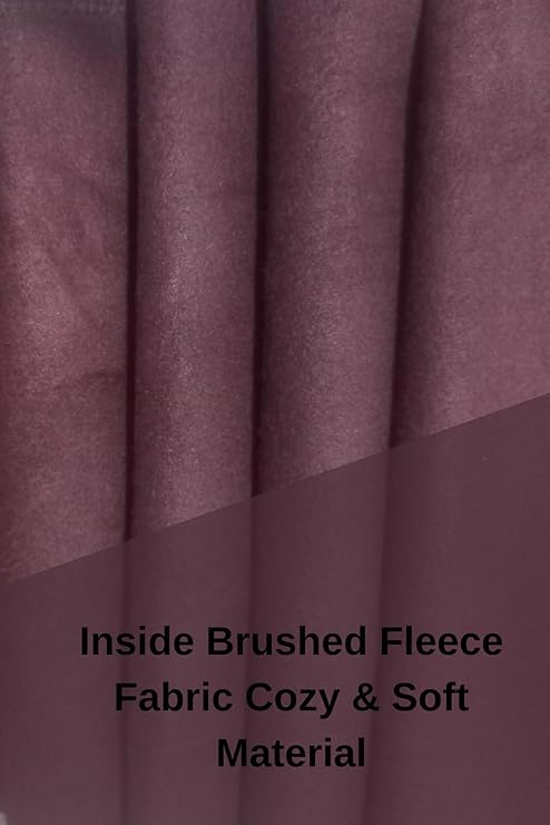 Winters Fleece Lined Warm Sweatpants -Wine