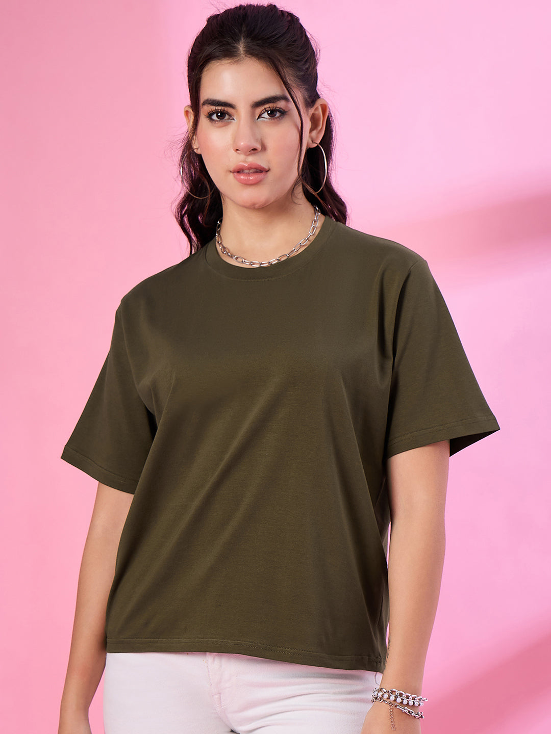 Plus Size Longline Top For Women With Comfortable Fit