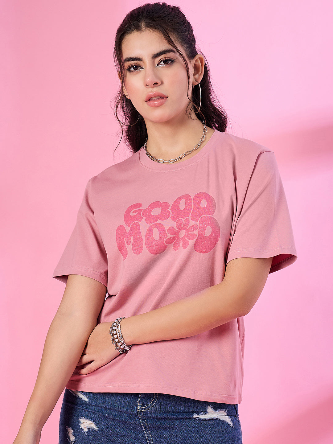 Oversized Cotton Tee for Daily Wear