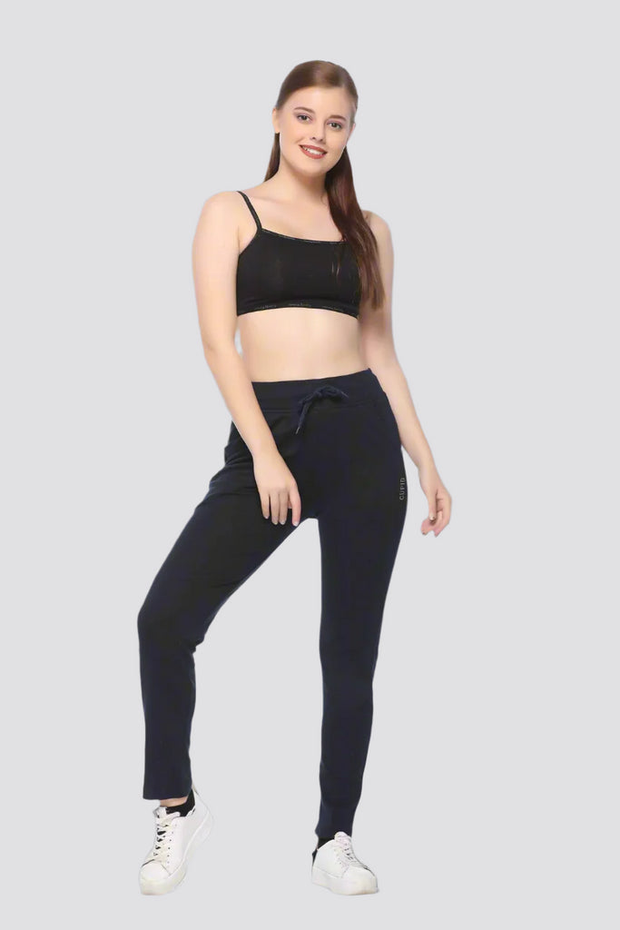 Stretchable Track Pant For Women - Cotton Lycra (M to 5XL)