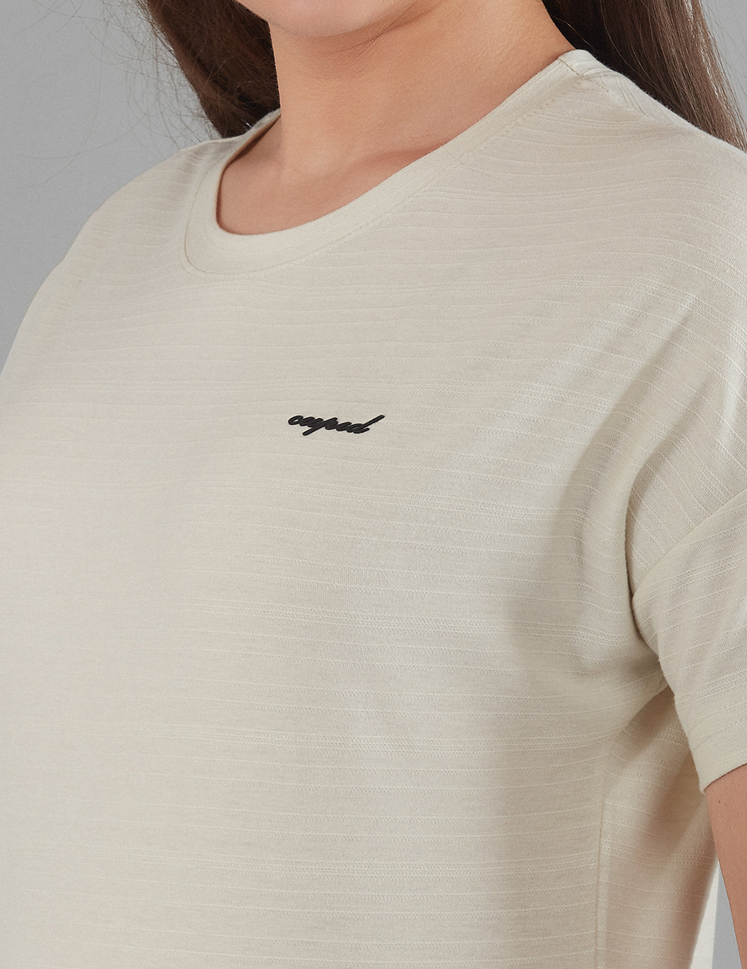Women Plain Short T-shirts - Off White