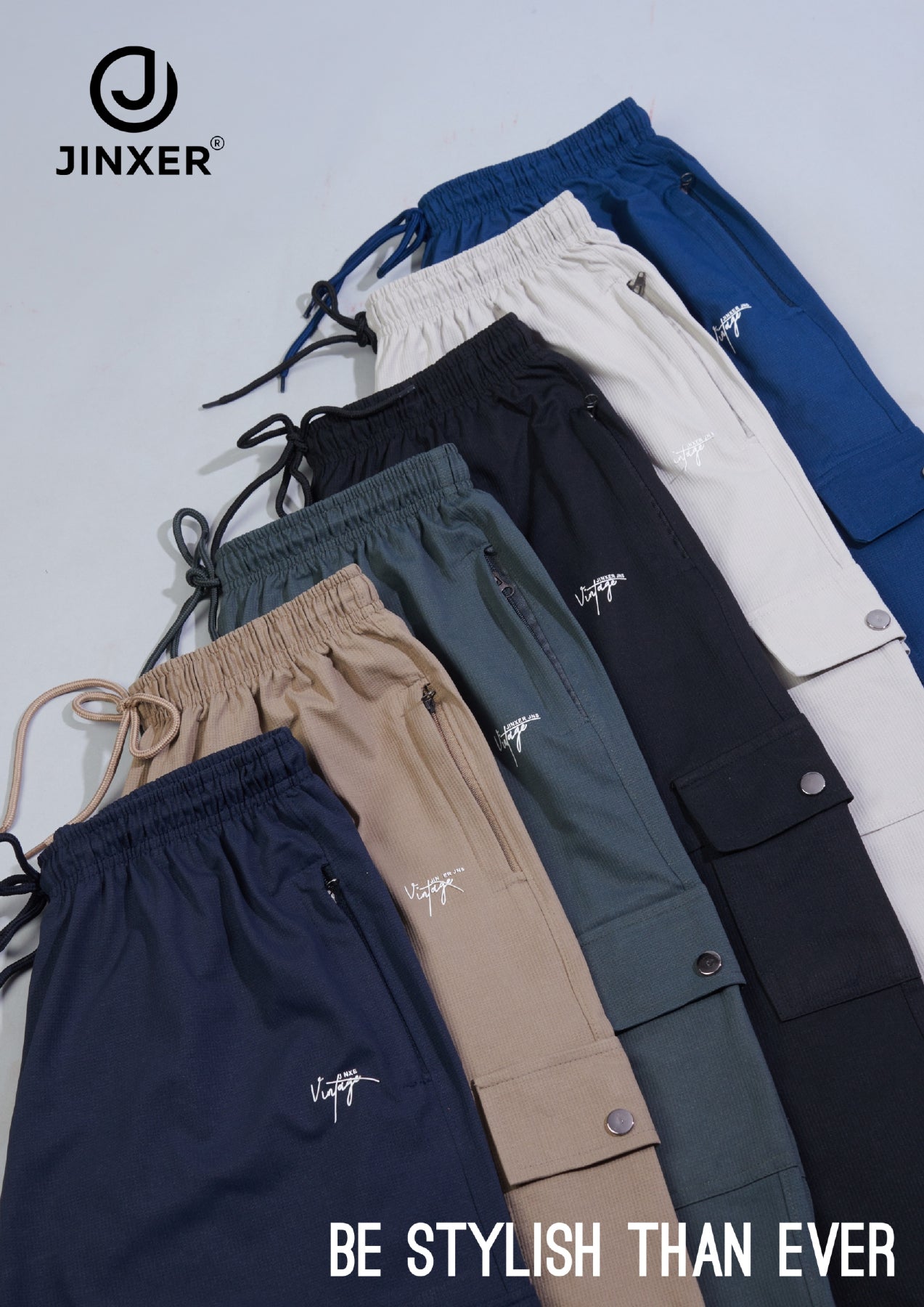 Men's Solid Full Length Casual Cargo