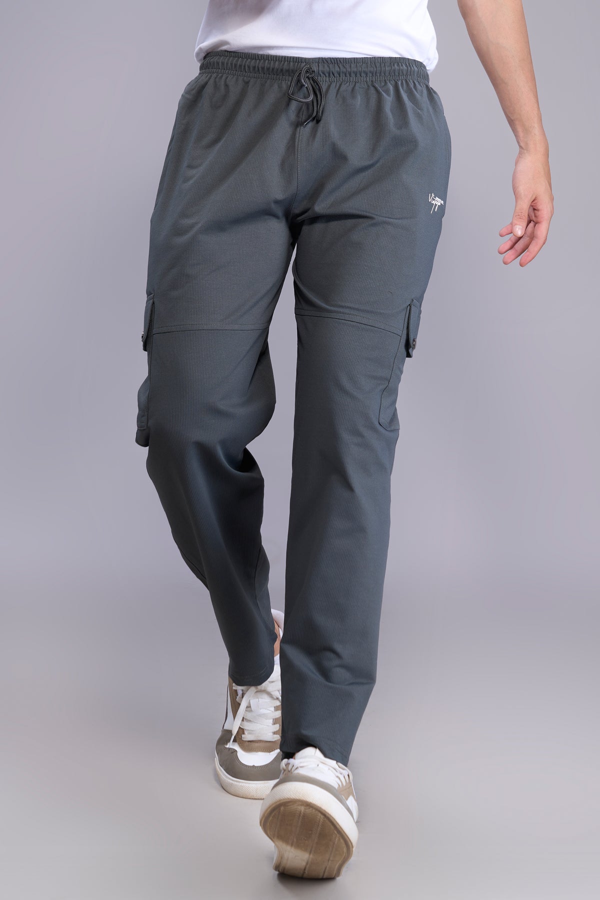 Men's Skinny Fit Cargo Pants with Cargo Pockets