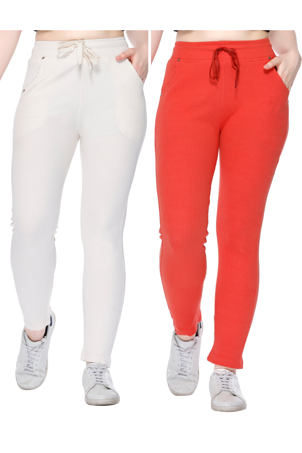 Buy Stylish Cord Knit Stretchable Lower Combo For Women Online In India Cupidclothing Cupid Clothings