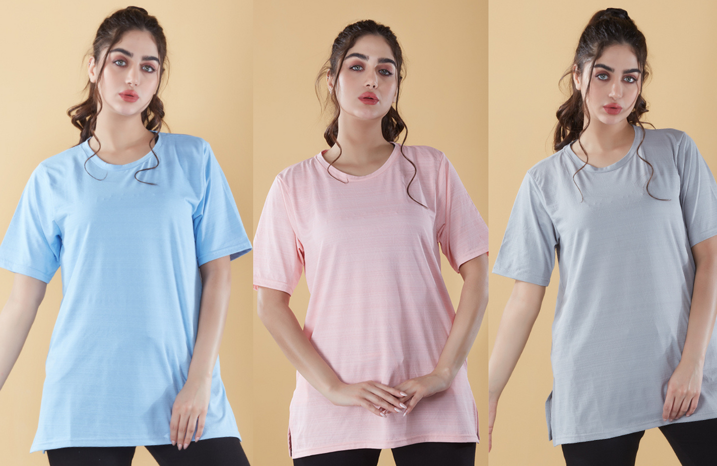 Breezy Oversized Long t-Shirt For Women In Athleisure Wear