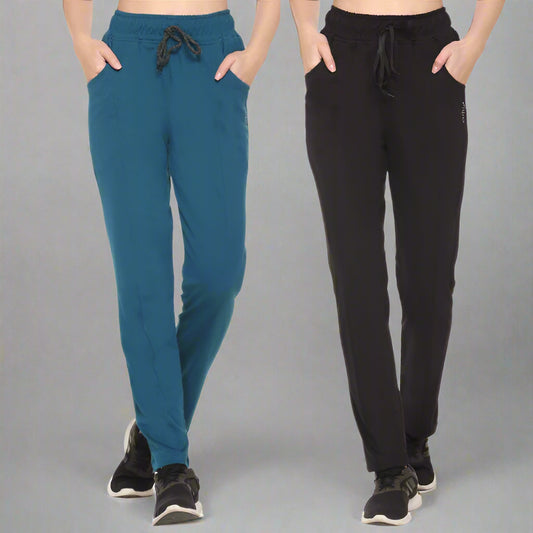 Women's Regular Fit Solid Trackpant